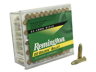 Buy Remington Golden Bullet Ammunition 22 Long Rifle 40 Grain High Velocity Plated Lead Round Nose Online