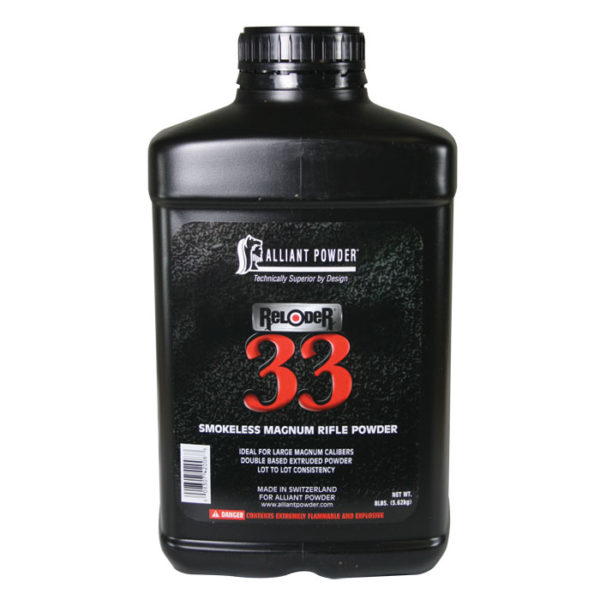 Alliant Reloder 33 Smokeless Magnum Rifle Powder (1 Lb Or 8 Lbs) For Sale