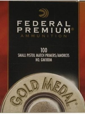 Buy Federal Premium Gold Medal Small Pistol Match Primers #100M