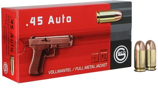 Geco 45 Acp Fmj 230Gr, 50Rd Box
