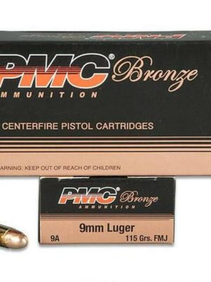 PMC 9mm 115gr, FMJ, 1000rd/Case