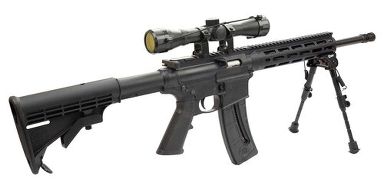 Smith &Amp; Wesson M&Amp;P15-22 Sport Ii Package 22 Lr, 16.5&Quot; Barrel, 4X32 Scope, Caldwell Xla Bipod, Mlok, 25Rd Mag