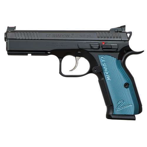 Cz Sp-01 Shadow 2 9Mm, 4.9&Quot;, Adj. Target Sights, Steel Frame, Blue Grips, 17Rd 806703912578 36436.1539370743 1