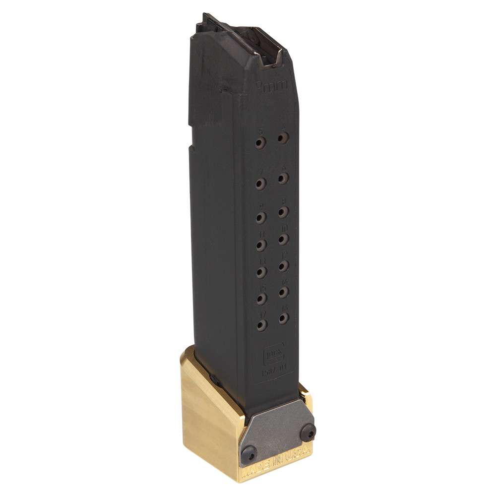 Tf Brass +5 Magazine Extension For Glocks 4 Tf Brass +5 Magazine Extension For Glocks - Image 2