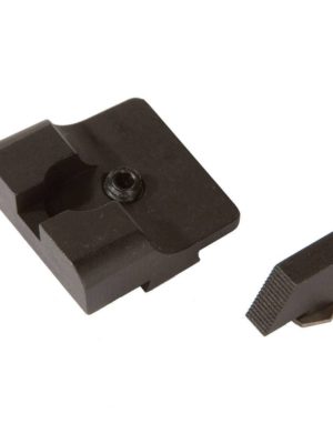SEVIGNY COMPETITION SIGHT SET PLAIN REAR & SERRATED FRONT
